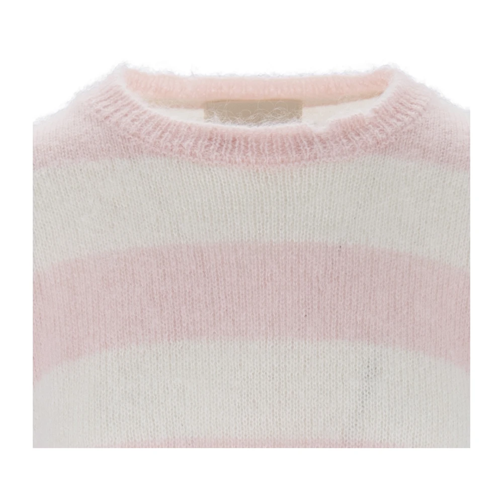 Aniye By Korte Mouw Crop Top Trui Pink Dames