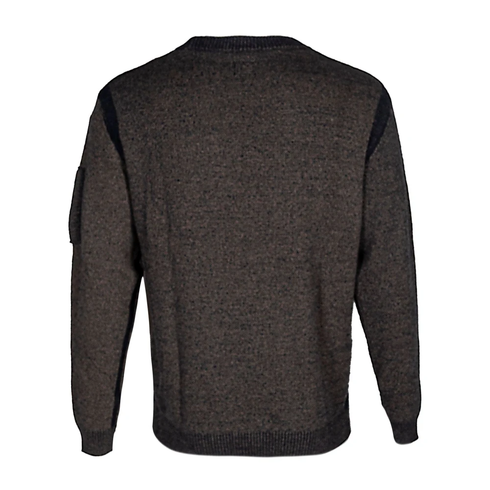 C.P. Company Heren trui ronde hals regular fit Brown Heren