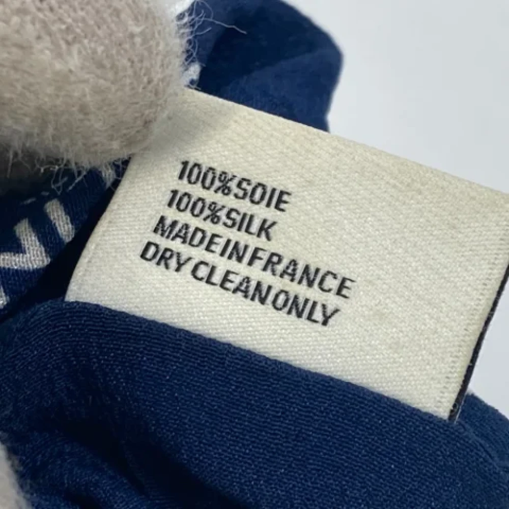 Celine Vintage Pre-owned Fabric hair-accessories Blue Dames