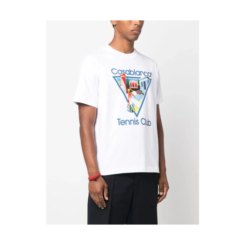 Casablanca La Joueuse T-Shirt White Heren