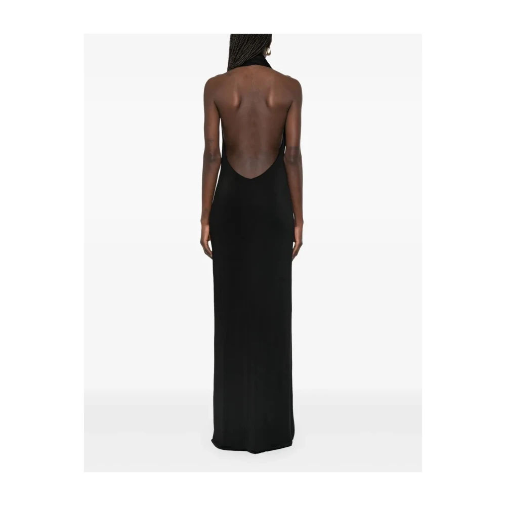 Khaite Elegante Rozen Jurk Black Dames