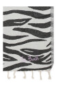 zebra-motif-cotton-beach-towel