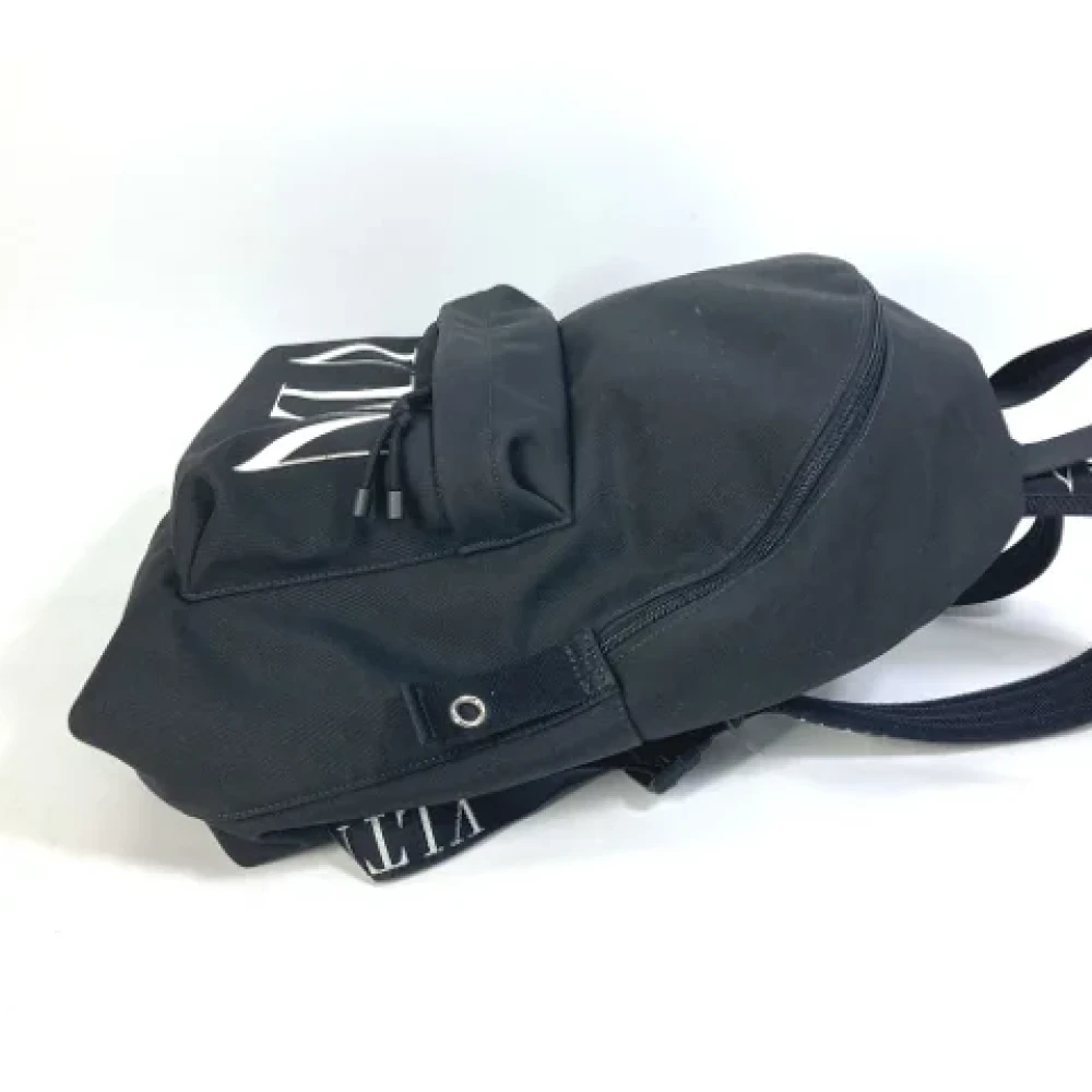 Valentino Vintage Pre-owned Fabric shoulder-bags Black Heren