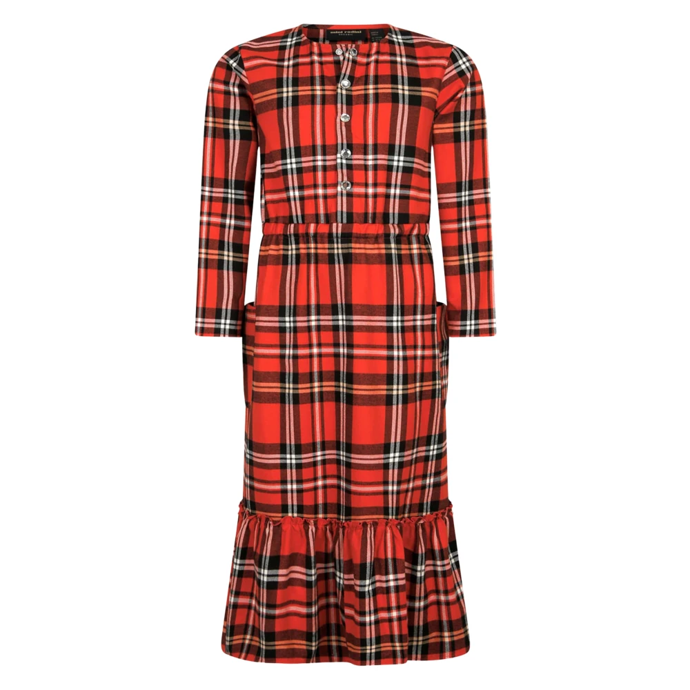 Mini Rodini Girls Multicolor Chic Dress Fashionable Ensemble - Dresses - 12 M - Kids