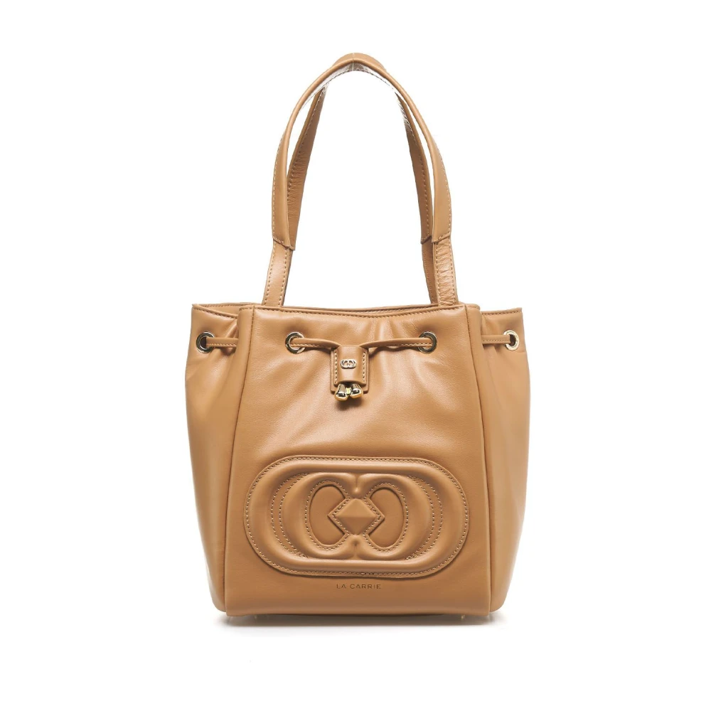 La Carrie Beige Bucket Bag Backpack Beige Dames