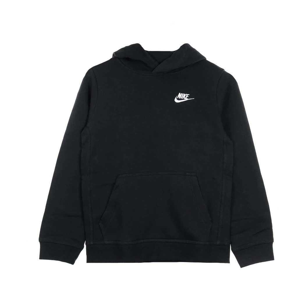 Nike Sportswear Club Pullover Hoodie Svart/Vit Black, Herr