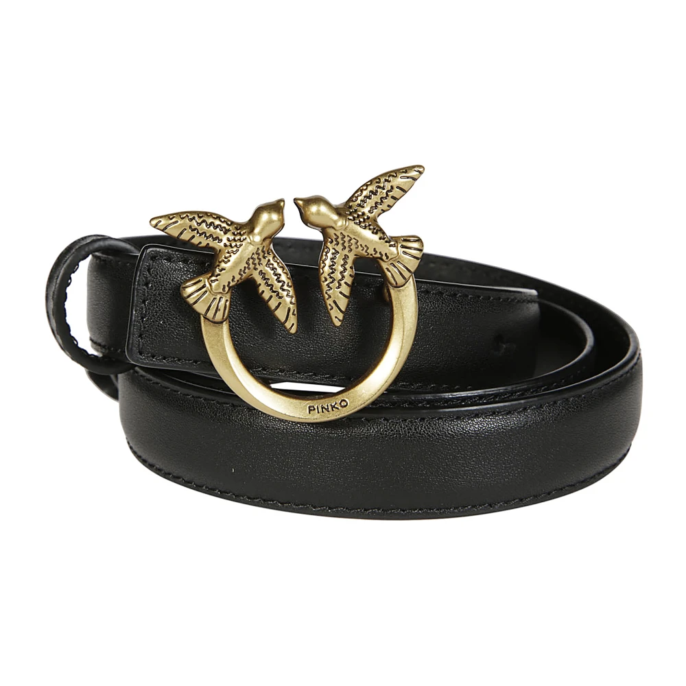 Pinko Bessenliefde Taille Riem Black Dames