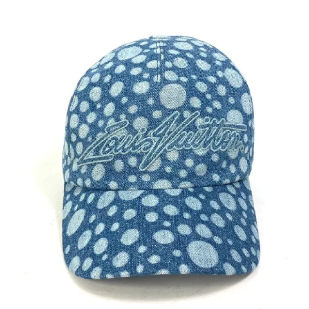 Louis Vuitton Vintage Pre-owned Canvas hats Blue Dames