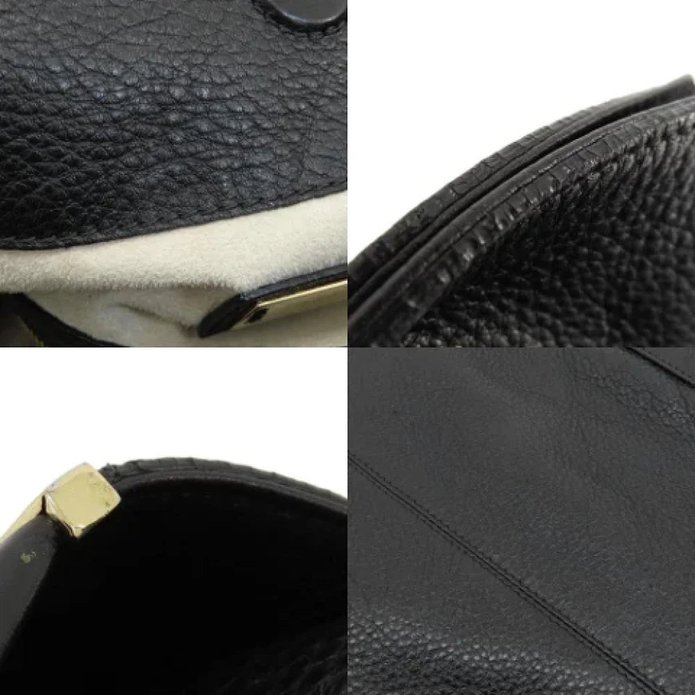 Jimmy Choo Pre-owned Leather shoulder-bags Black Dames