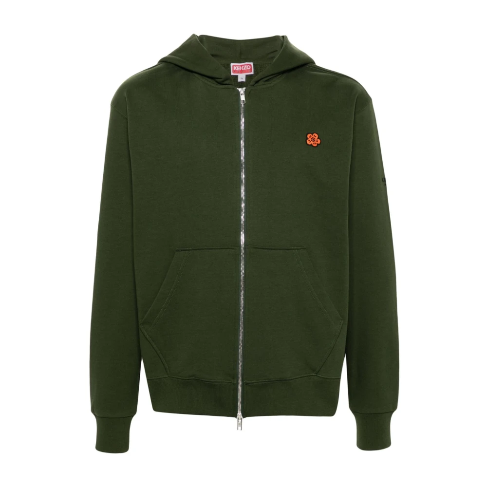 Kenzo Boke Flower Hoodie Green Heren