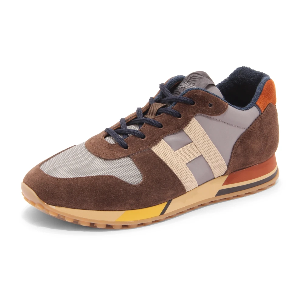 Hogan H383 H Nastro Sneaker Heren Schoenen Bruin
