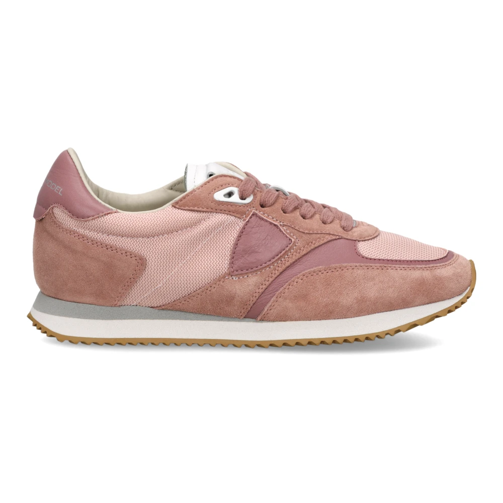Philippe Model Femme Rose Chaussures, Taille: 39 Eu Blville Running Baskets