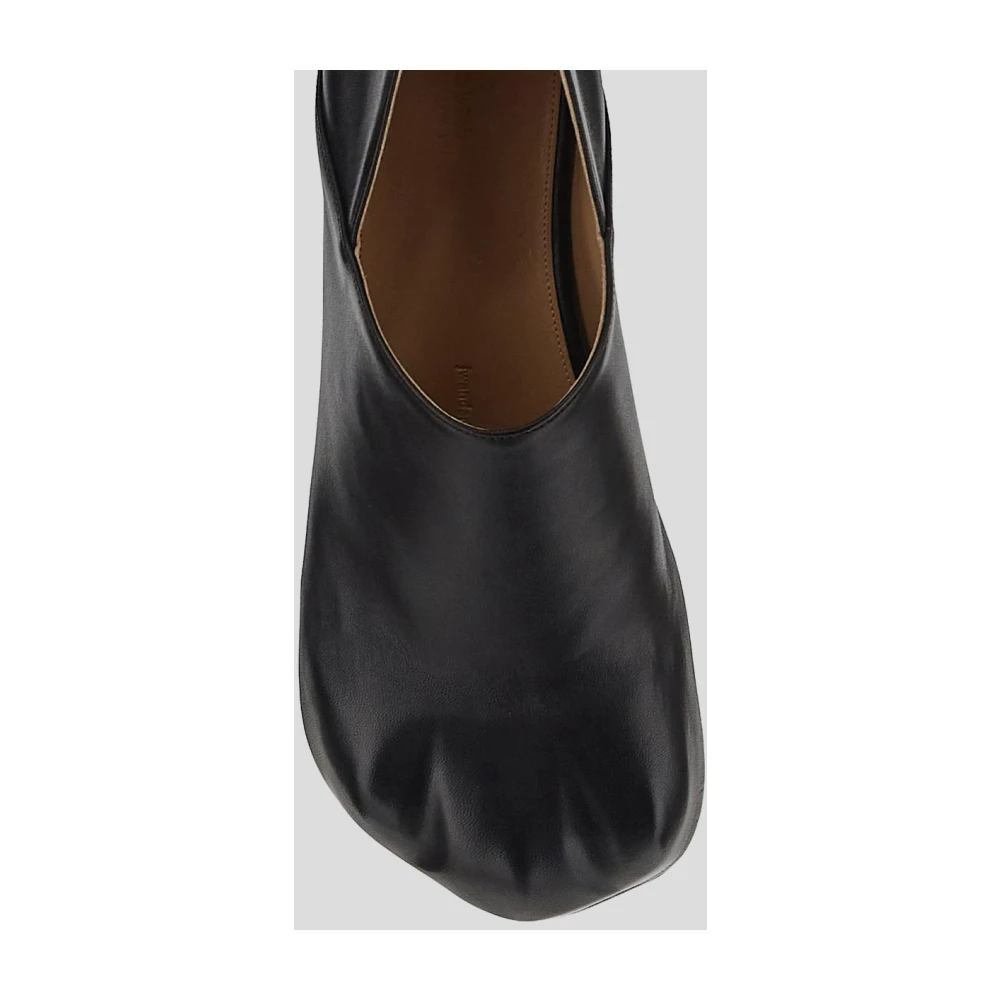 JW Anderson Leren Lamb Paw Loafer Schoen Black Dames