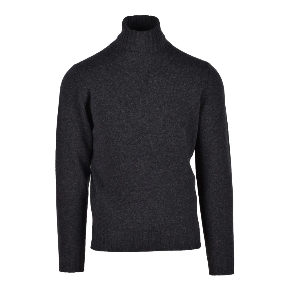 Filippo De Laurentiis Luxe Wol Kasjmier Trui Black Heren