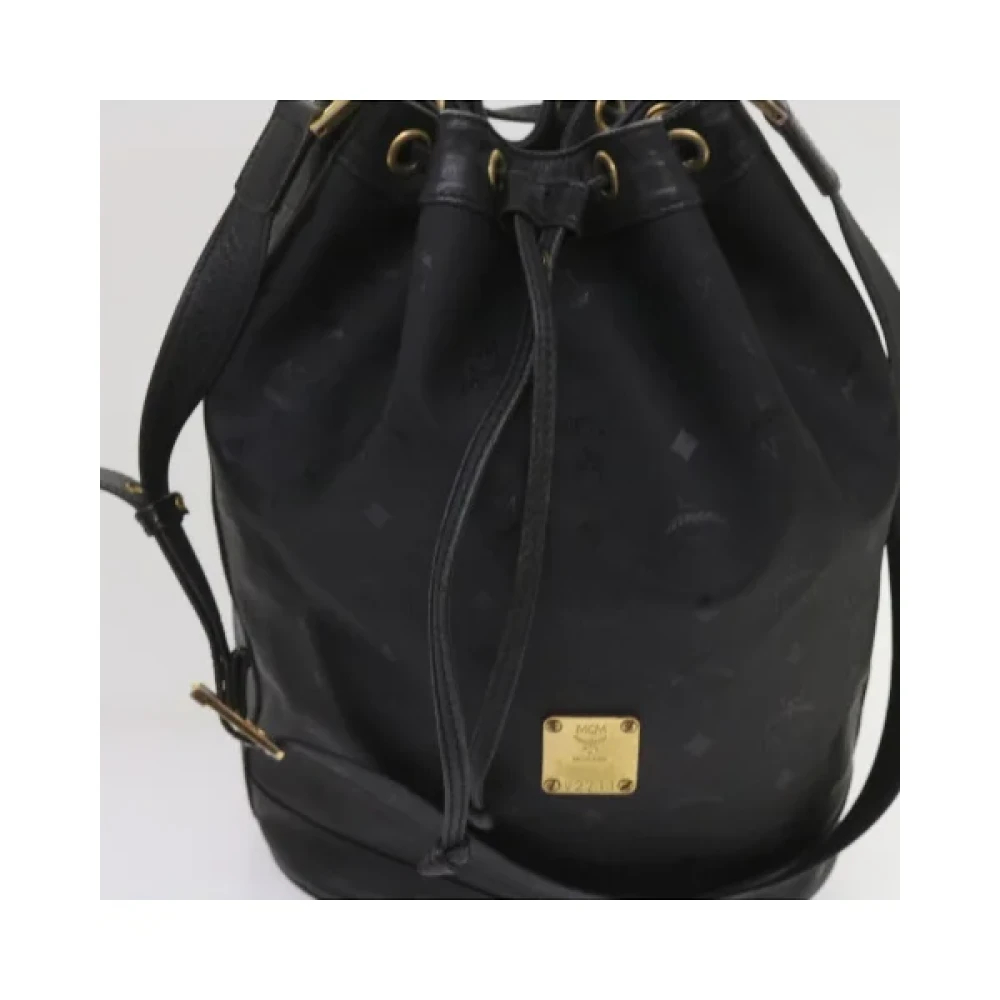 MCM Pre-owned Nylon shoulder-bags Black Dames