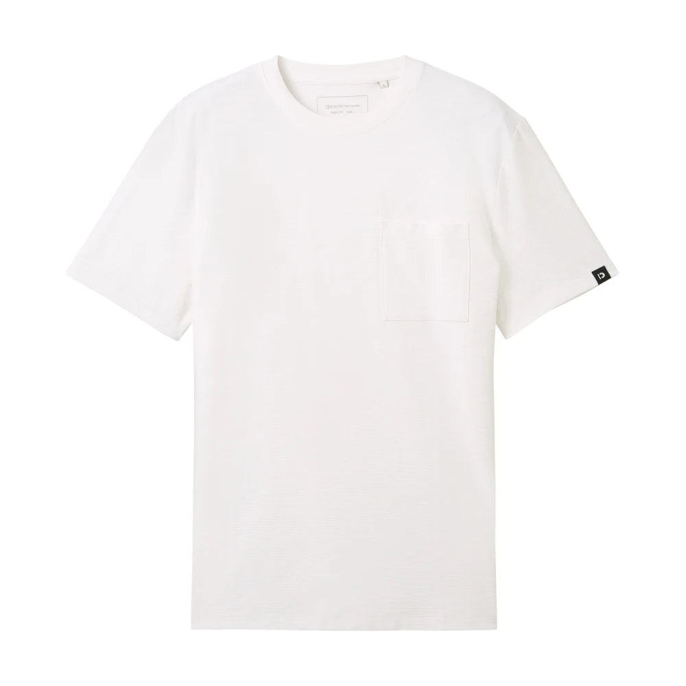 Tom Tailor Casual T-shirt Heren White Heren