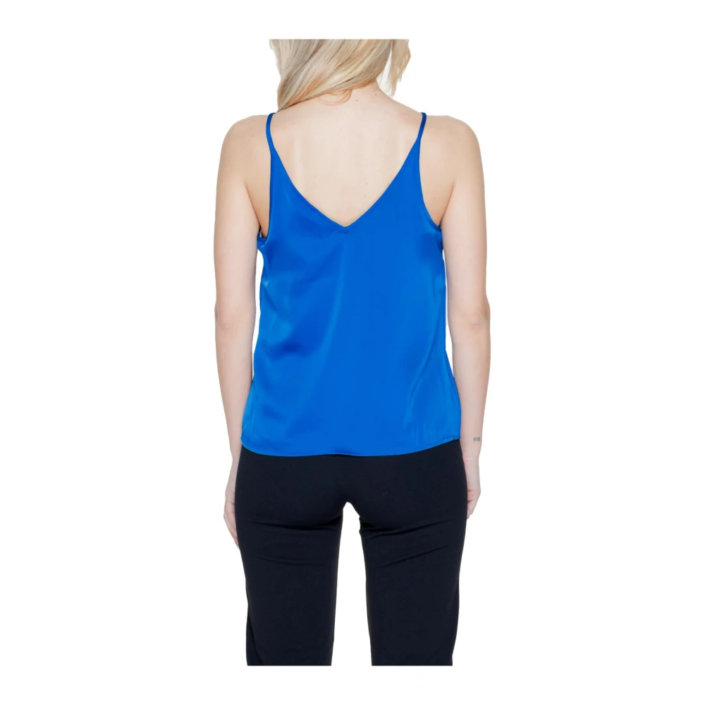 Vila Lichtblauwe Sweetheart Neckline Cami Top Blue Dames