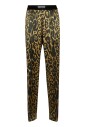 animal-print-velvet-elastic-waist-pants