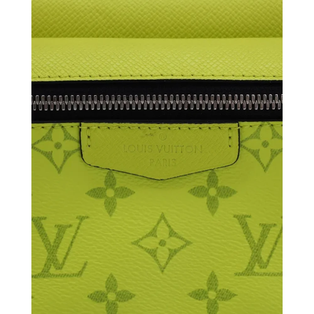 Louis Vuitton Vintage Pre-owned Leather crossbody-bags Yellow Dames