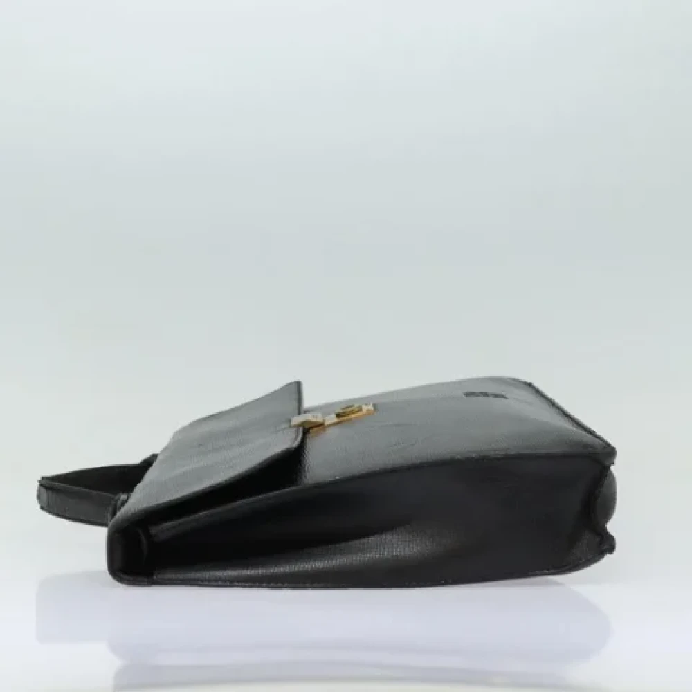 Loewe Pre-owned Leather handbags Black Dames