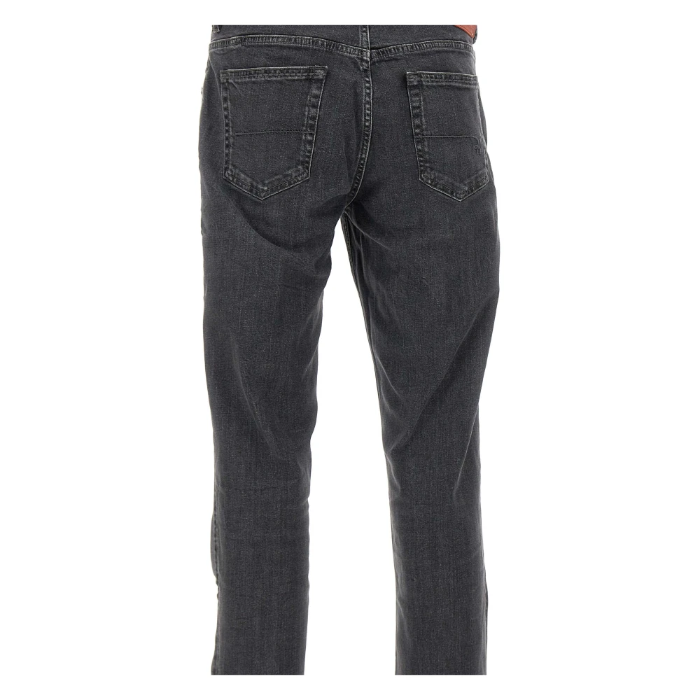Re-Hash Zwarte Denim Jeans Black Heren
