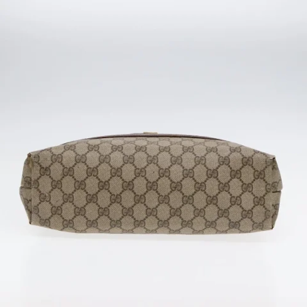 Gucci Vintage Pre-owned Leather gucci-bags Beige Dames