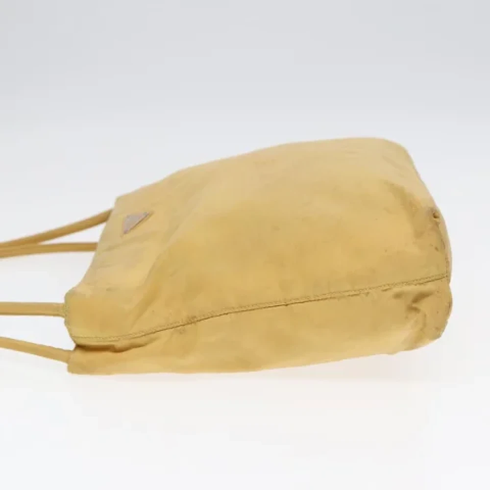 Prada Vintage Pre-owned Fabric prada-bags Yellow Dames