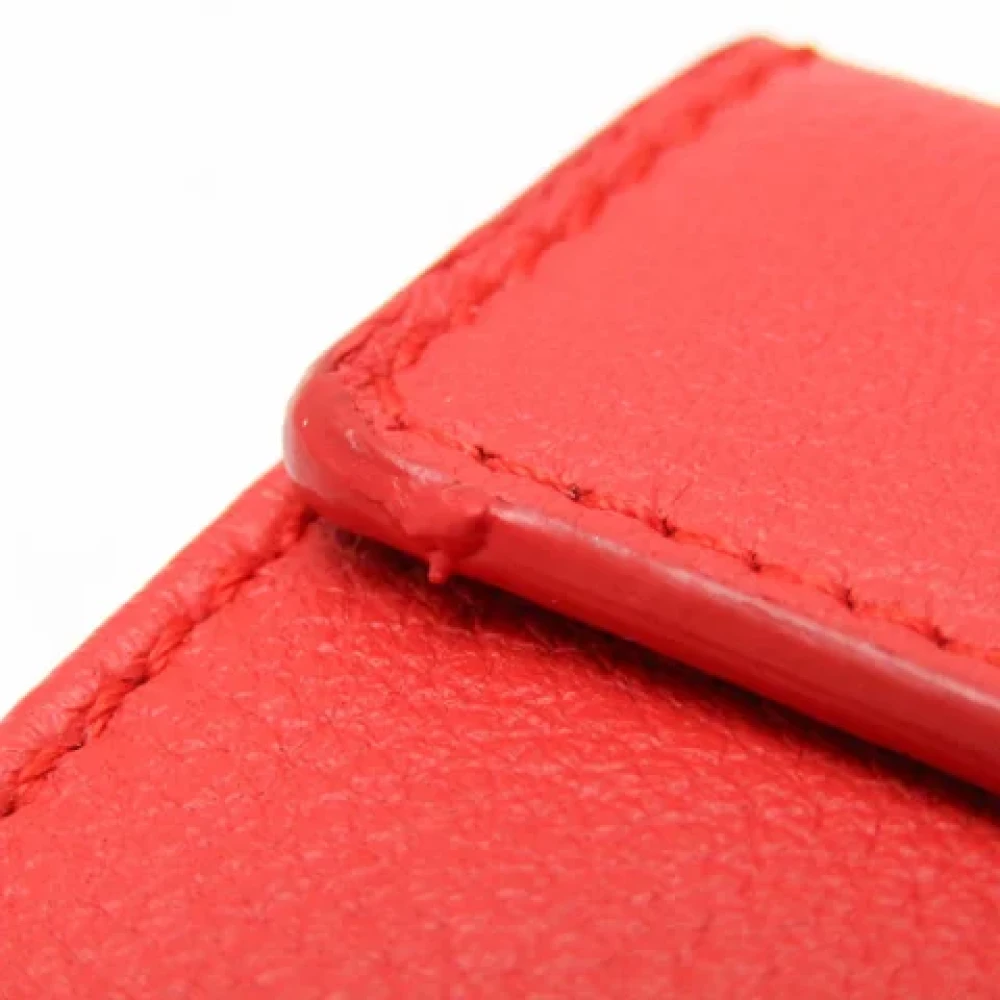 Balenciaga Vintage Pre-owned Leather wallets Orange Dames