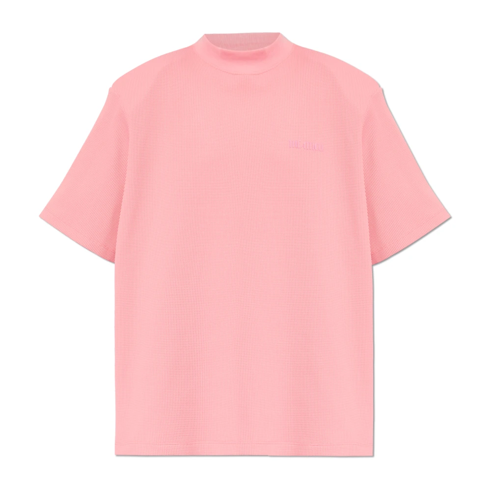 The Attico T-shirt met logo Pink Dames