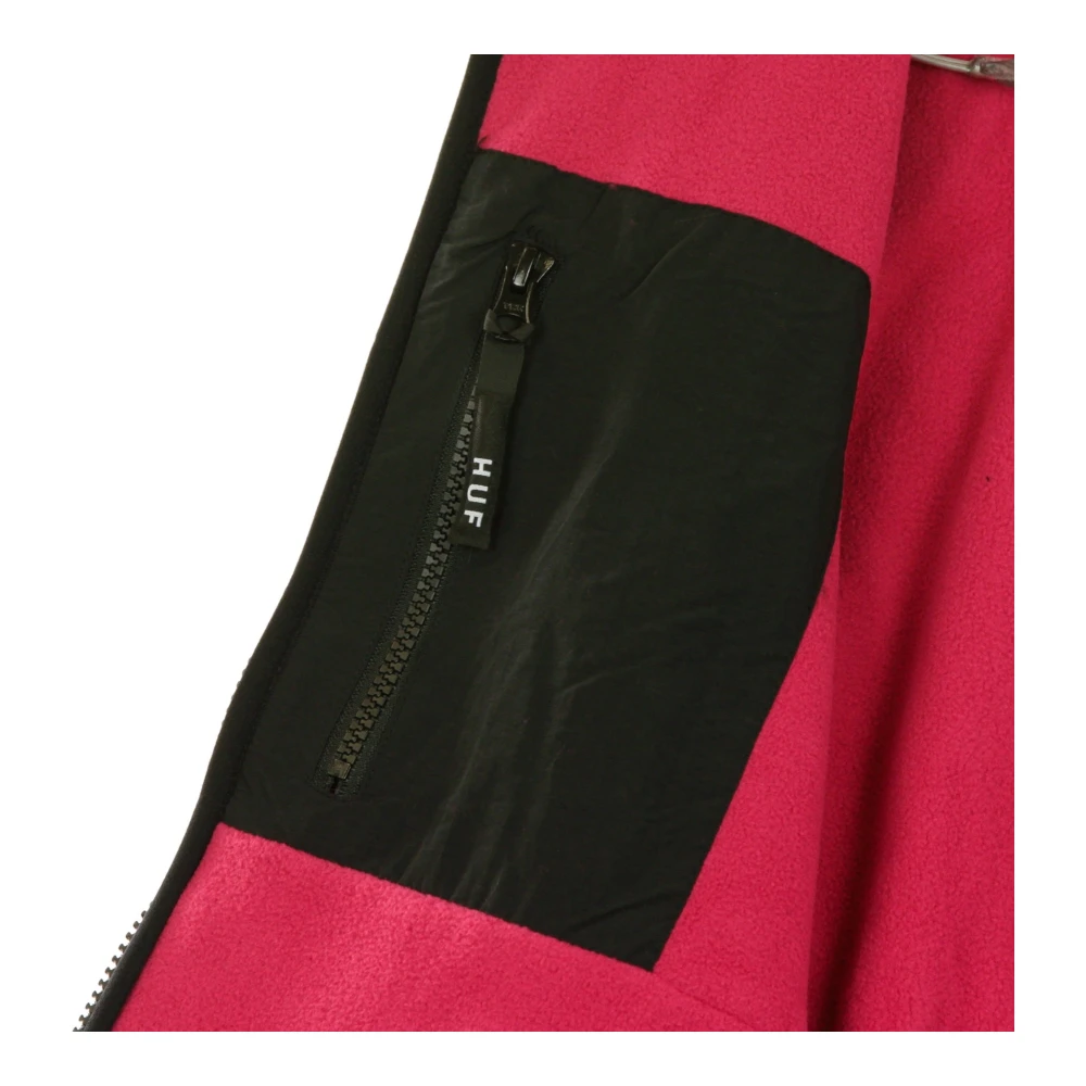 HUF Omkeerbare Zwarte Jas voor Mannen Black Heren