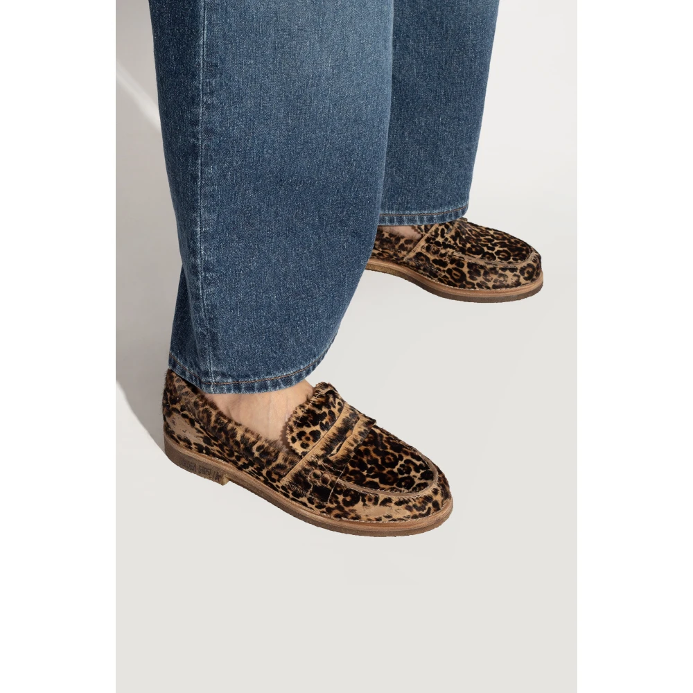 Golden Goose Leren loafers Brown Dames