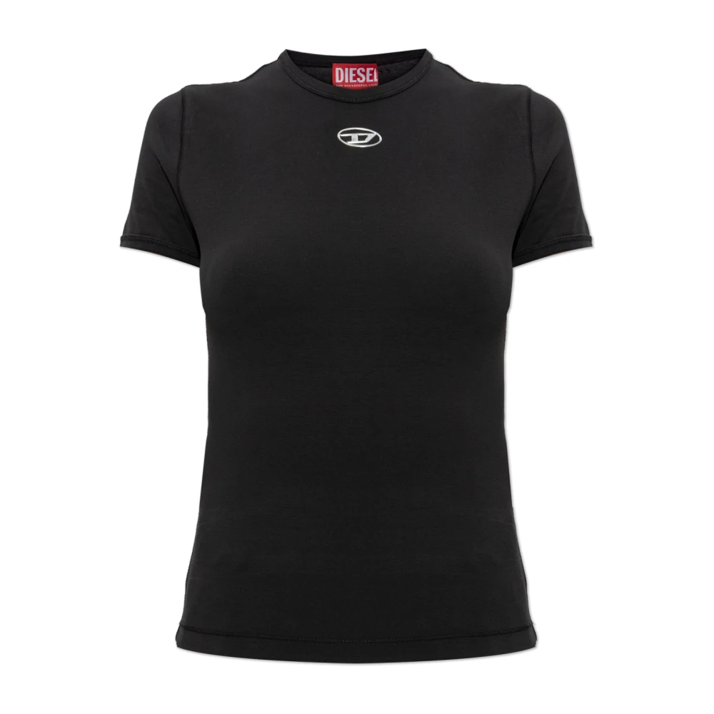 Diesel Donna Nero - T-Uncutieslong-Od Top - Tops - S