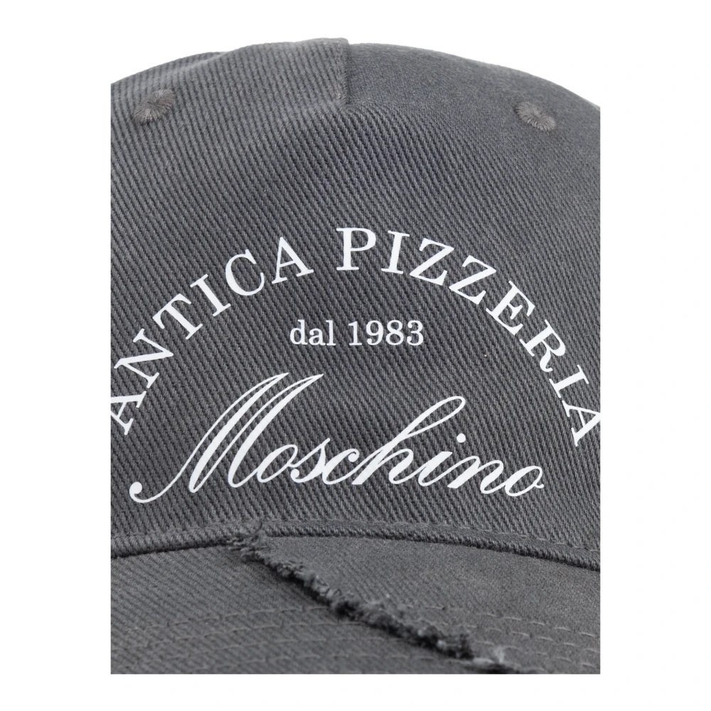 Moschino Baseballpet Gray Heren
