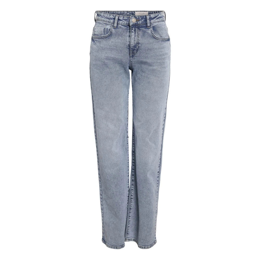 Noisy May Wijde Jeans Nmyolanda Stijl Blue Dames