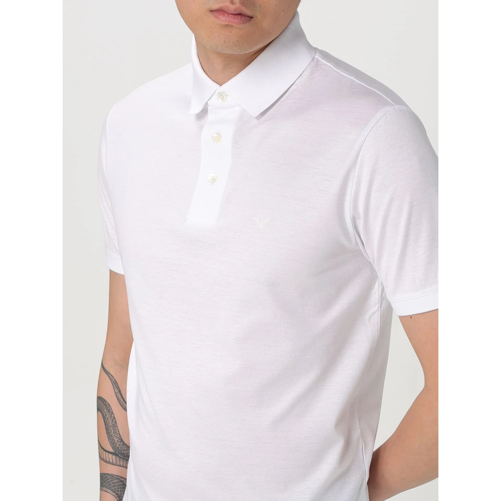 Emporio Armani Witte T-shirts en Polos White Heren