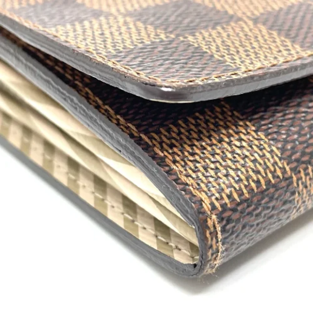 Louis Vuitton Vintage Pre-owned Canvas wallets Brown Dames