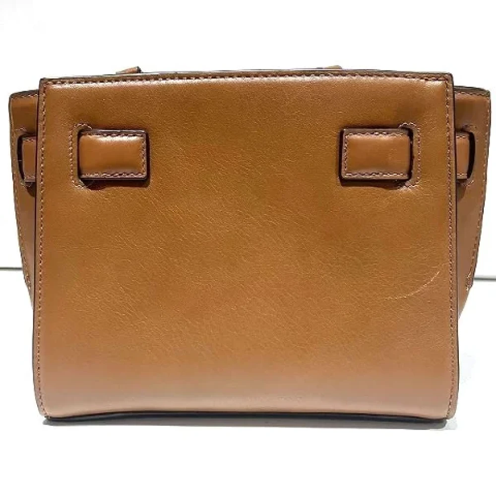 Michael Kors Pre-owned Leather crossbody-bags Brown Dames