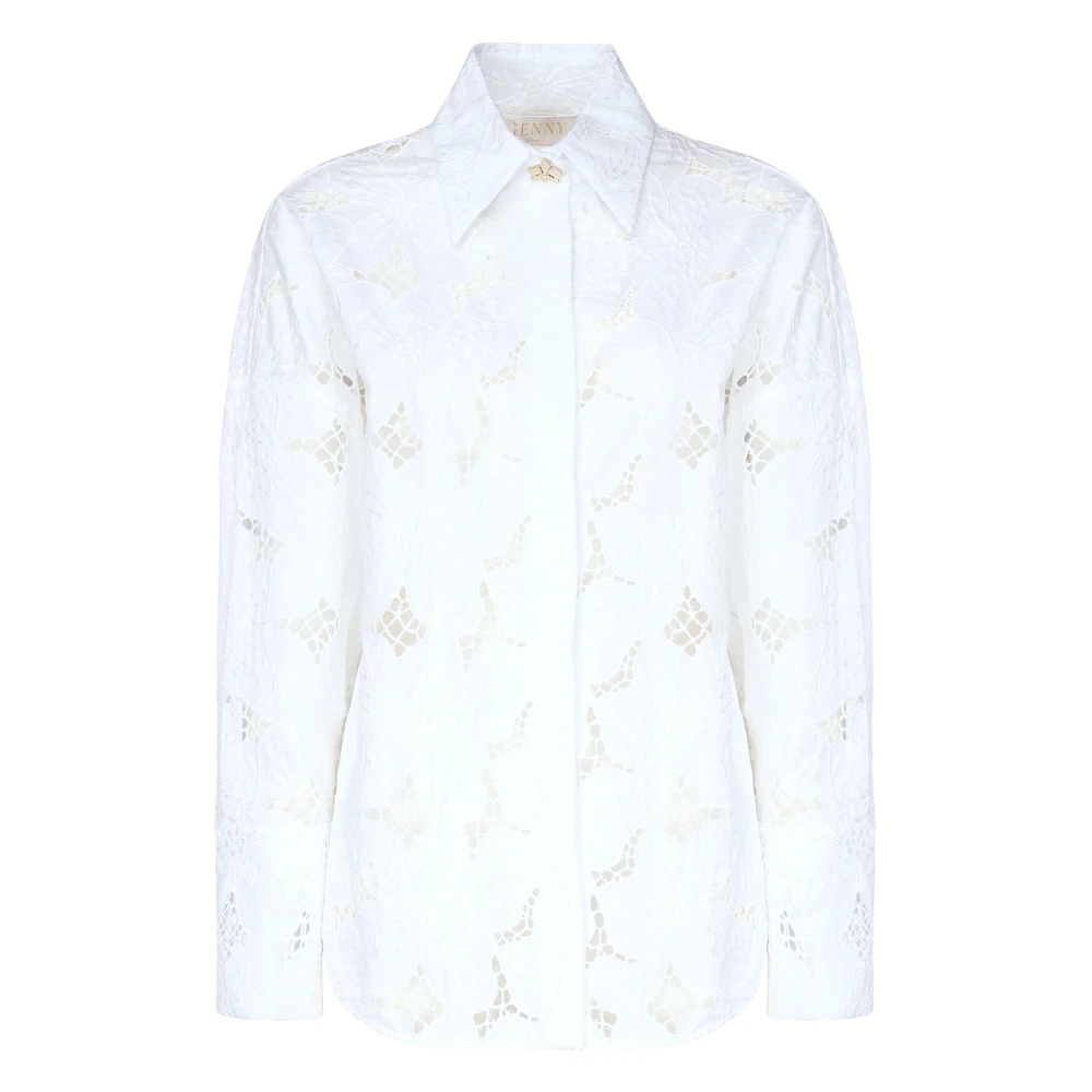 Genny Witte Shirt Blouse White Dames