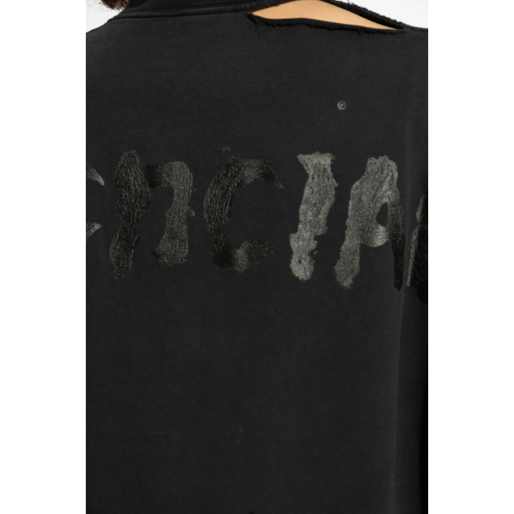Balenciaga T-shirt met logo Black Dames