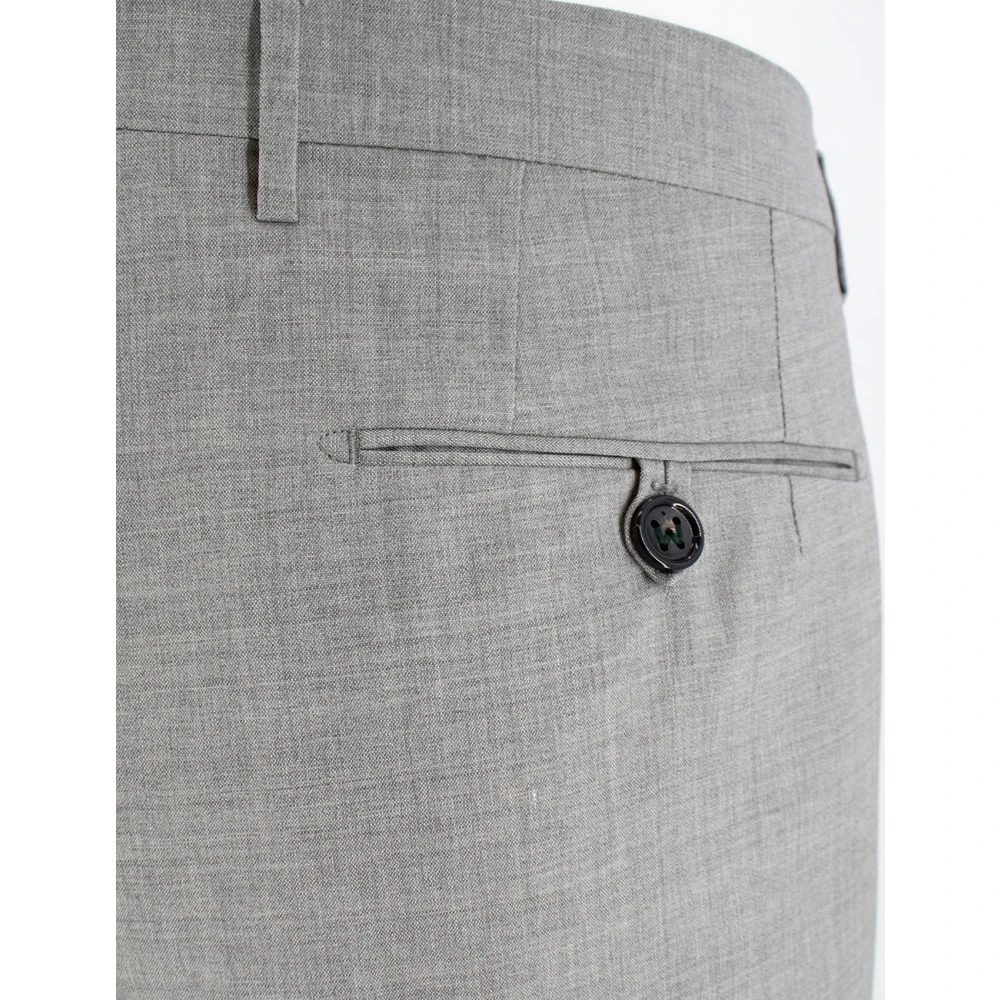 Berwich Slim Fit Herenbroek Italië Gray Heren