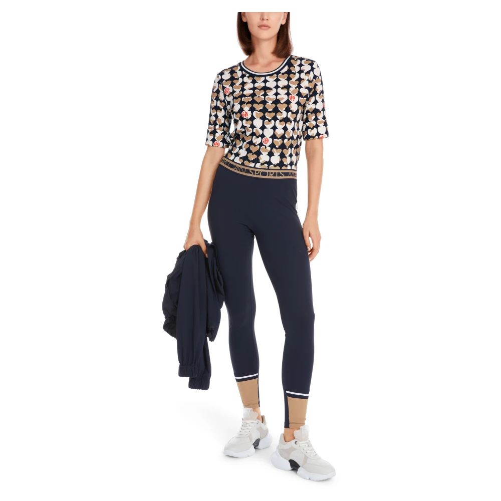 Marc Cain T-shirt met Heartbreaker Print Multicolor Dames