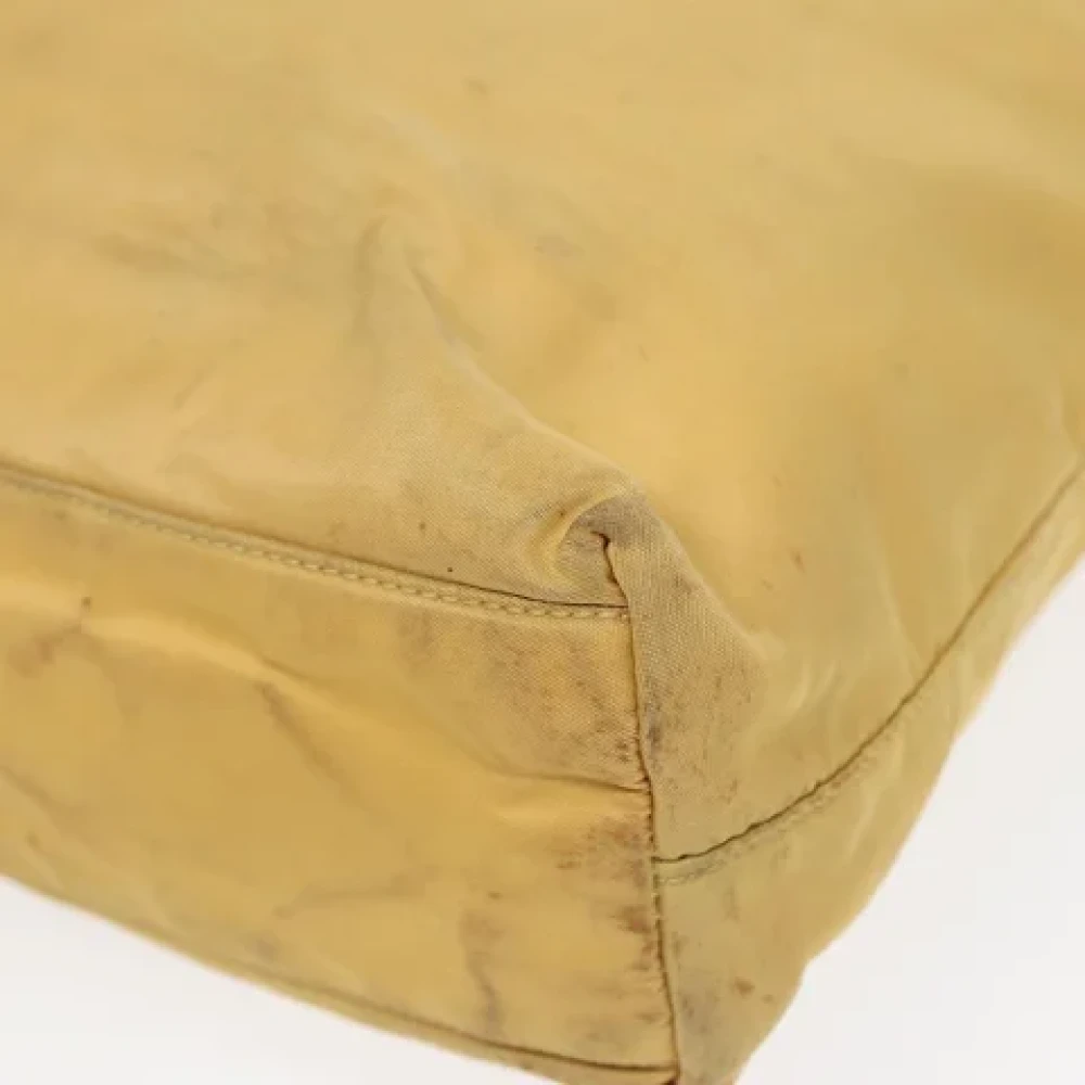Prada Vintage Pre-owned Fabric prada-bags Yellow Dames