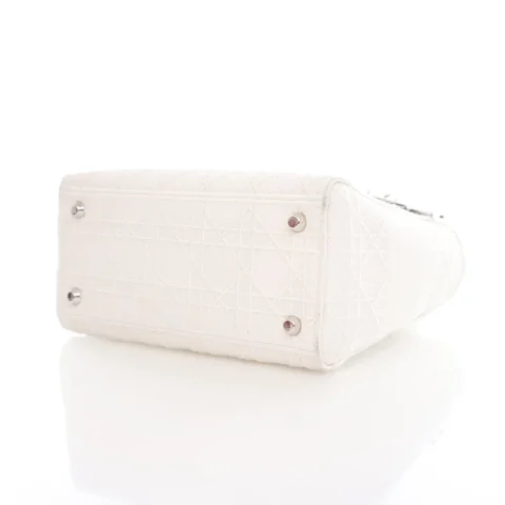 Dior Vintage Pre-owned Canvas dior-bags White Dames