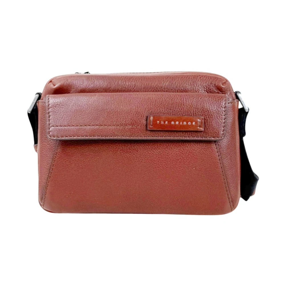 The Bridge Mannelijk Bruin Tassen Heren, One Size, Leer, Ludovico Crossbody