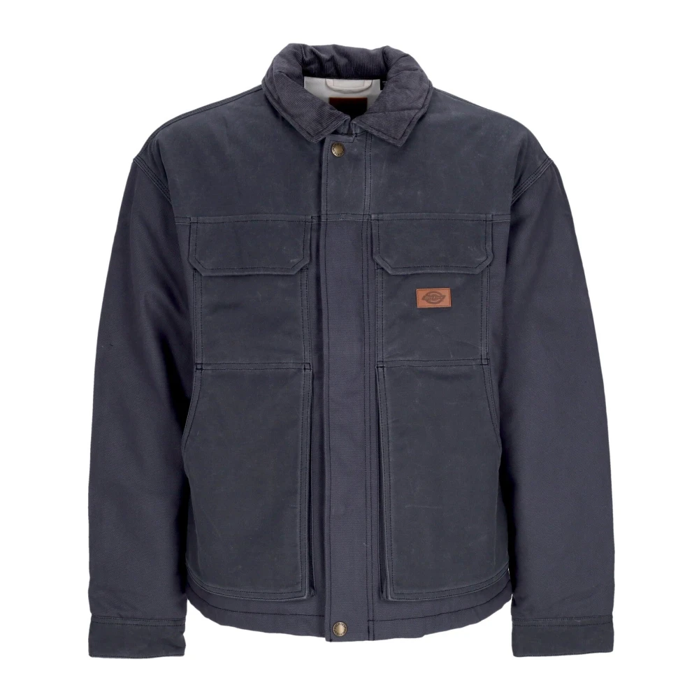 Dickies Lucas Gewaxte Werkjas Antraciet Grijs Gray Heren
