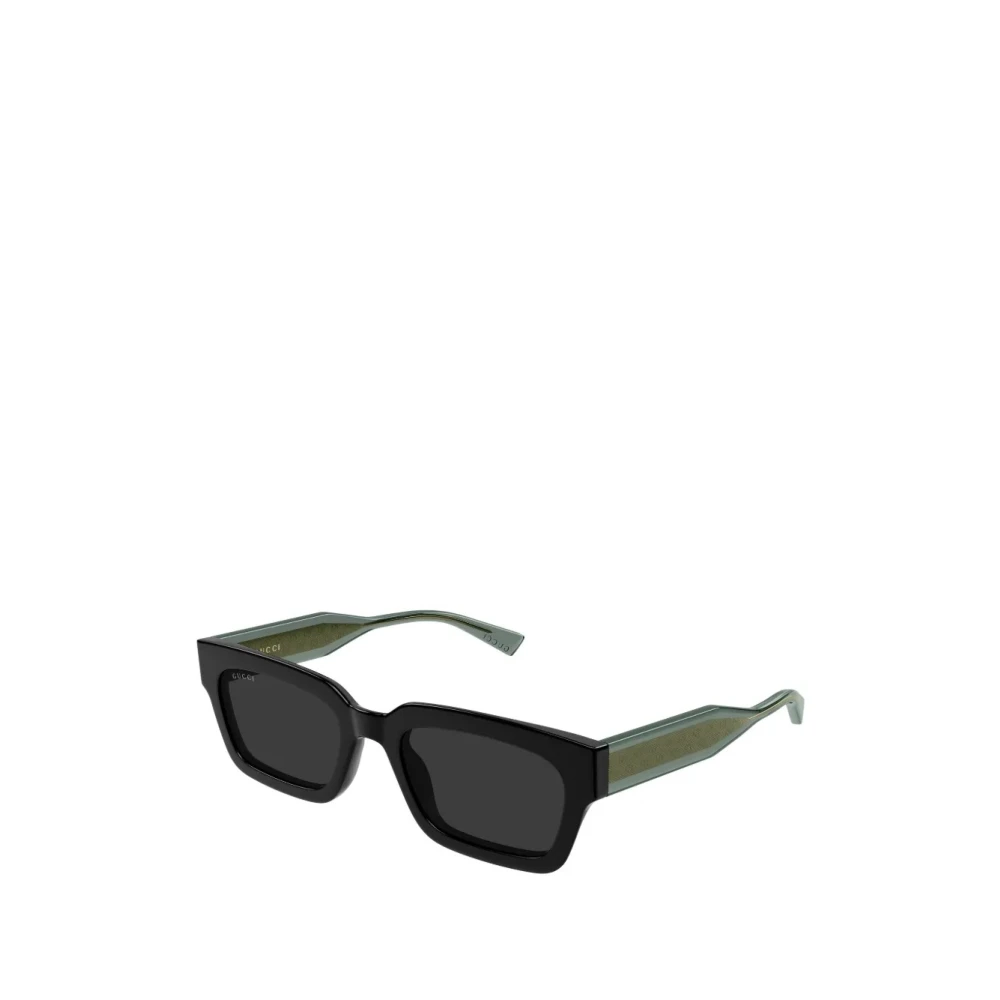 Gucci Men's Black Rectangular Sunglasses - Sunglasses - 53 Mm - Accessories