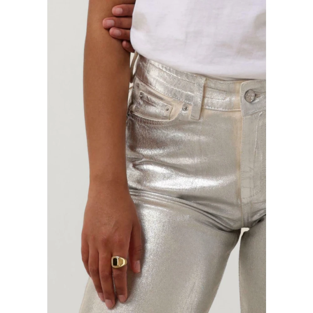 drykorn Zilveren Wijde Broek Medley Gray Dames
