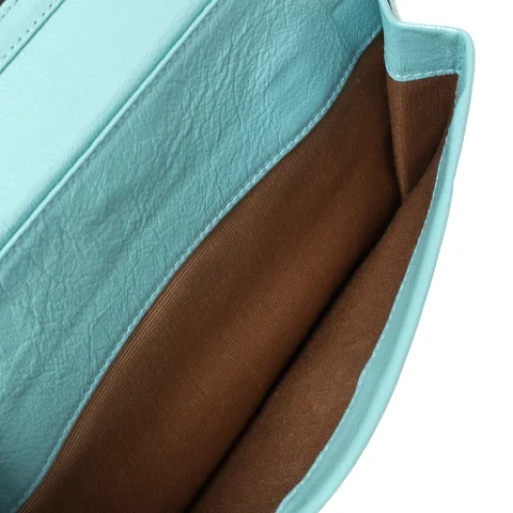 Bally Pre-owned Leather shoulder-bags Blue Dames