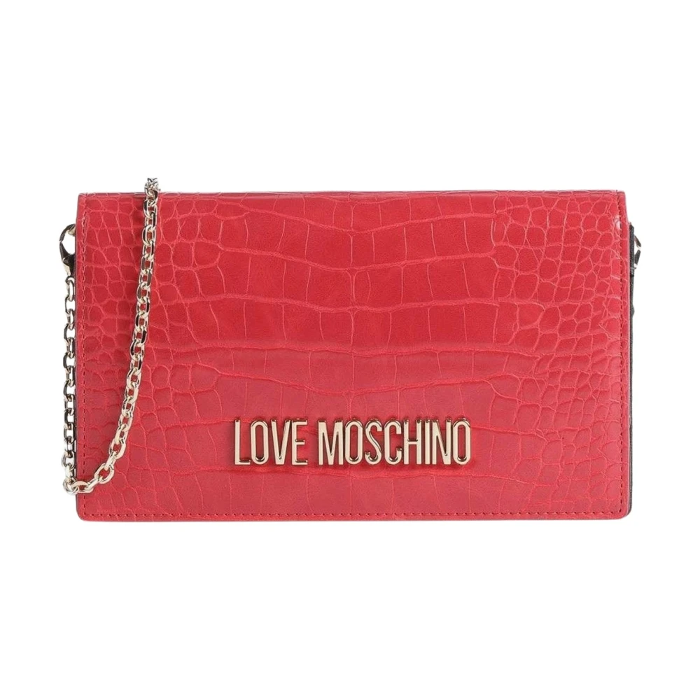 Love Moschino Cross Body Bags Red, Dam