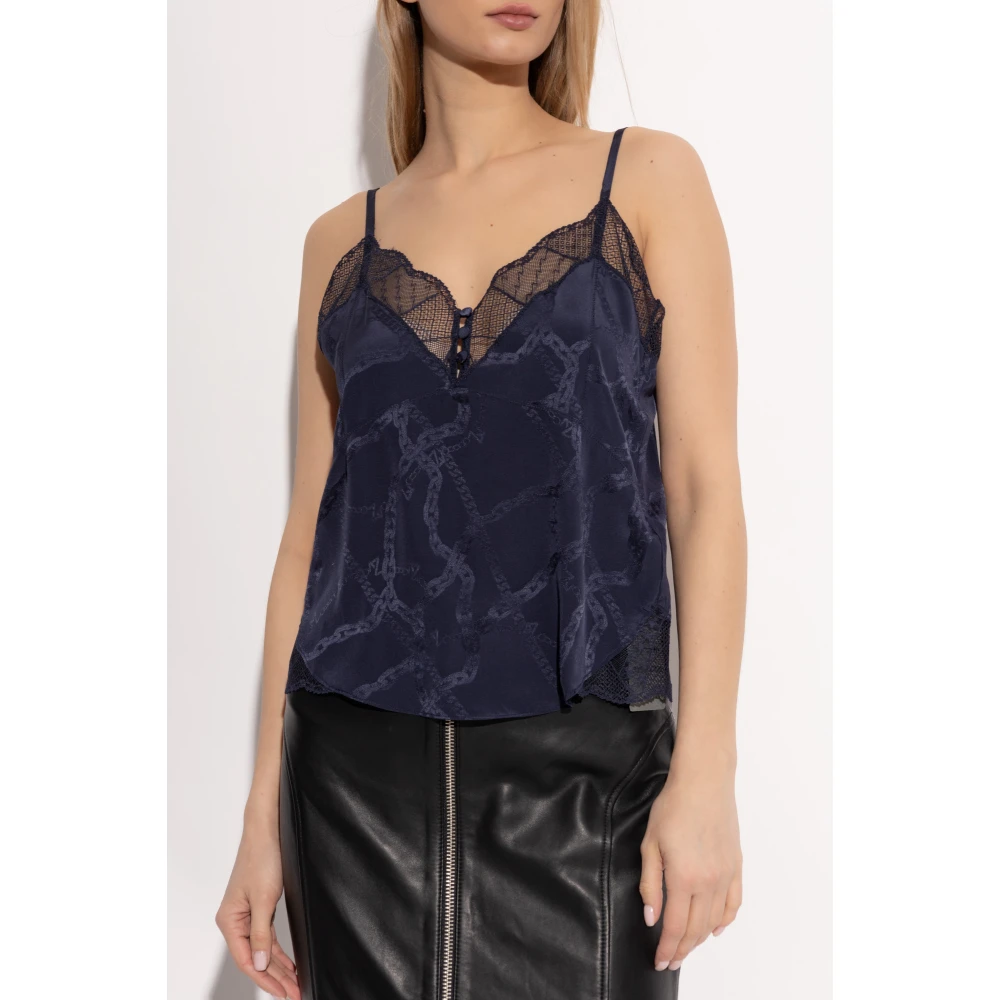 Zadig & Voltaire Top Cyoko Blue Dames